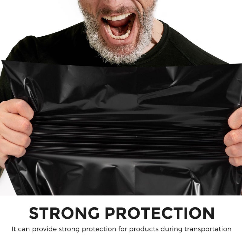 Metronic Poly Mailers 10x13 100 Pcs | Small Shipping Bags for Clothing | Mailing Bags for Small Business, Shipping Envelopes,Packing Bags in Black - Image 4